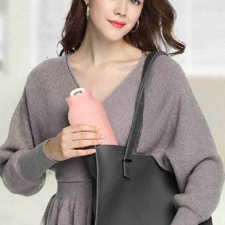 Silicone Water Filling Hot Water Bottle Bag Mini Portable Hand Warmer, Specification:Large 550ml