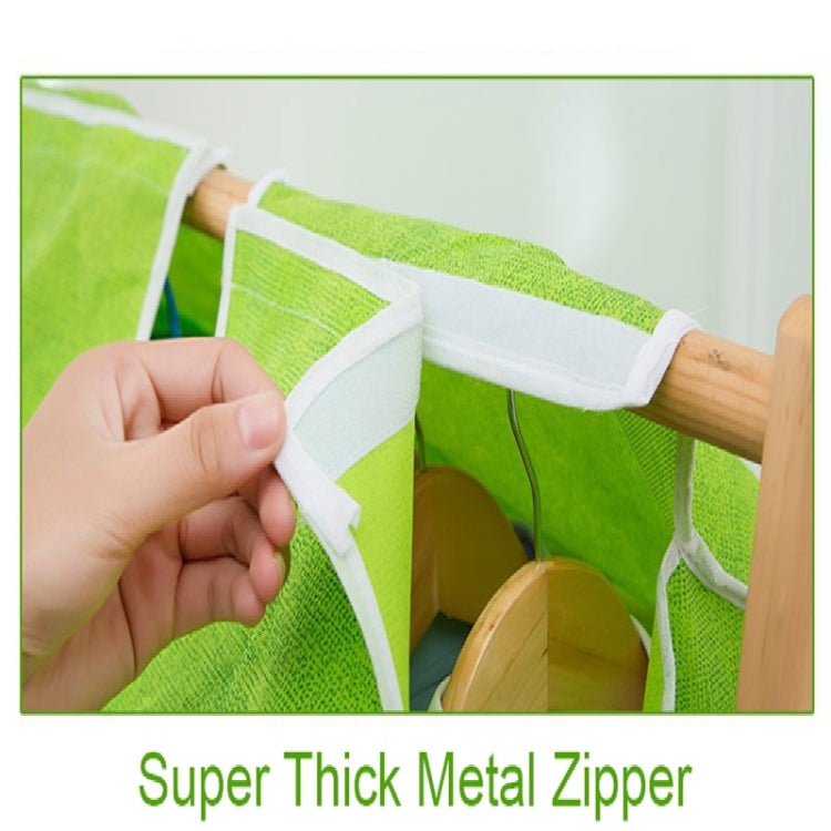 60x90cm Three-dimensional Waterproof Dustproof Clothes Cover Suit Dress Coat Garment Case Bag(Beige)