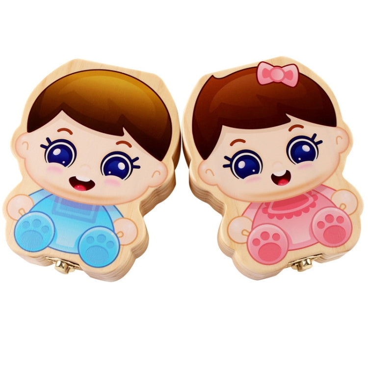Baby Teeth Collection Box Random Color Delivery, Size:13.5x15.5x3cm