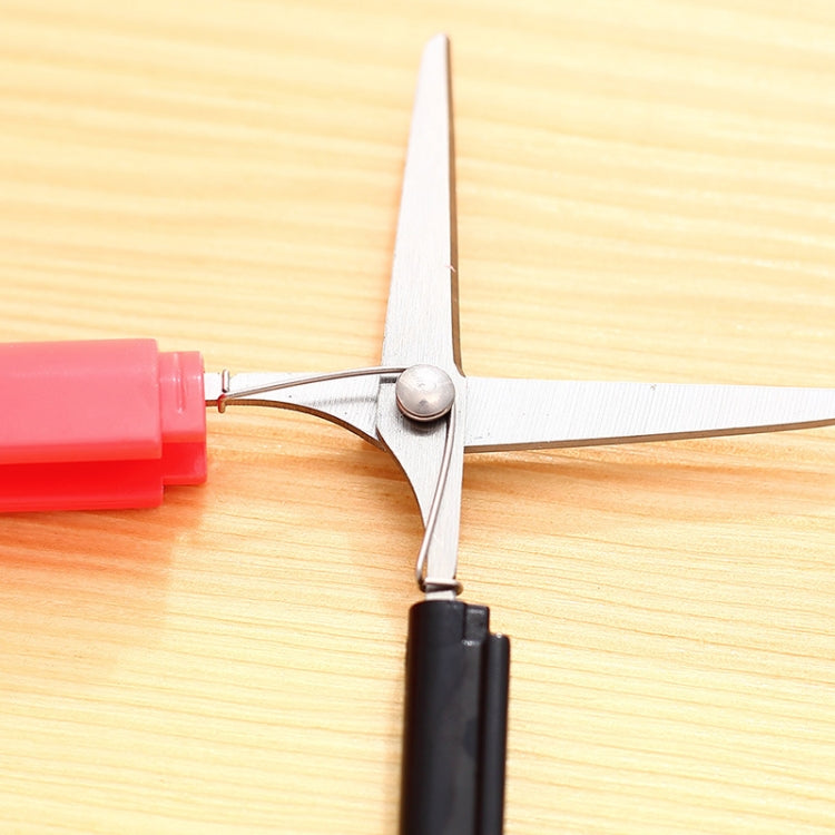 Creative Cute Flower Pattern Plastic Scissors Gift Office School Supplies, Random Color Delivery