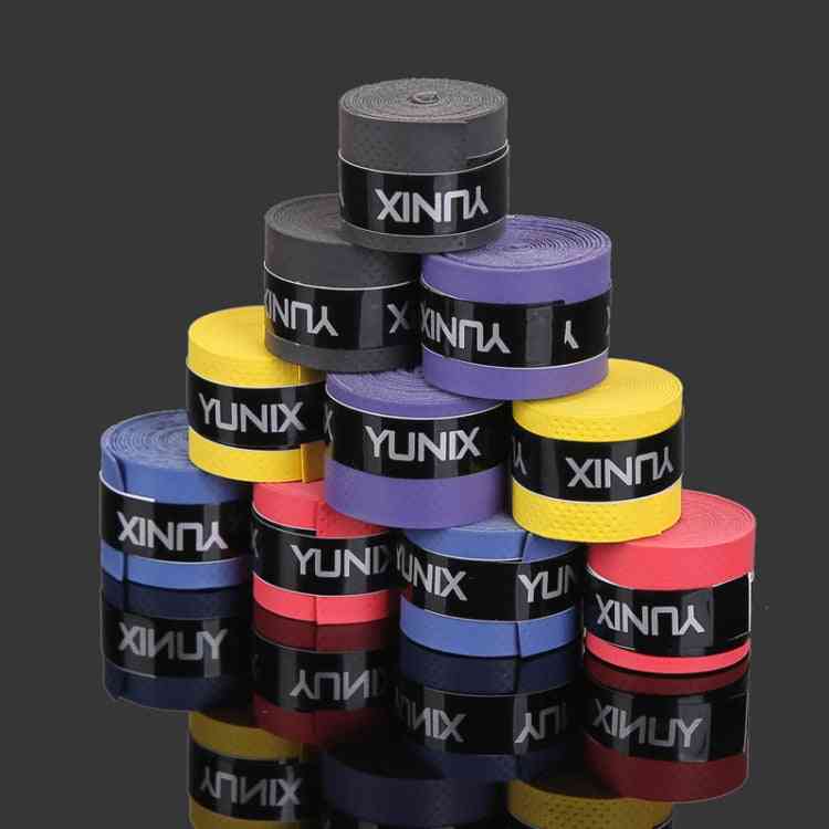 YUNIX 10 PCS Non-slip Sweat-absorbent Table Tennis Racket Tennis Racket Grip Self-adhesive Tape, Random Color Delivery