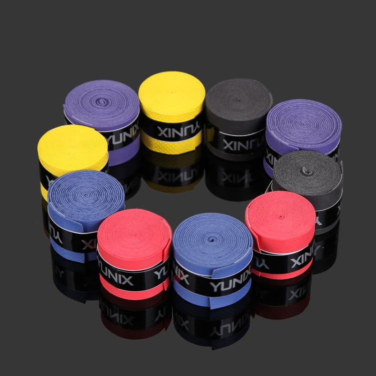 YUNIX 10 PCS Non-slip Sweat-absorbent Table Tennis Racket Tennis Racket Grip Self-adhesive Tape, Random Color Delivery
