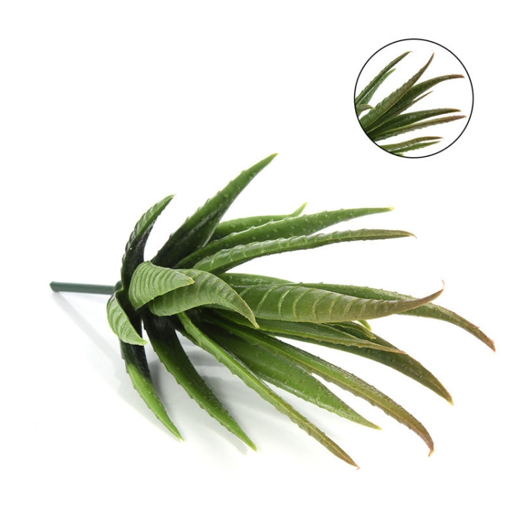Artificial Mini Aloe Plastic Plants Craft Floristry Landscape Garden Family Office Decoration