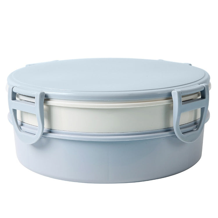 Home Living Room Double-layer Divided Candy Storage Box with Cover Lip(Yellow)