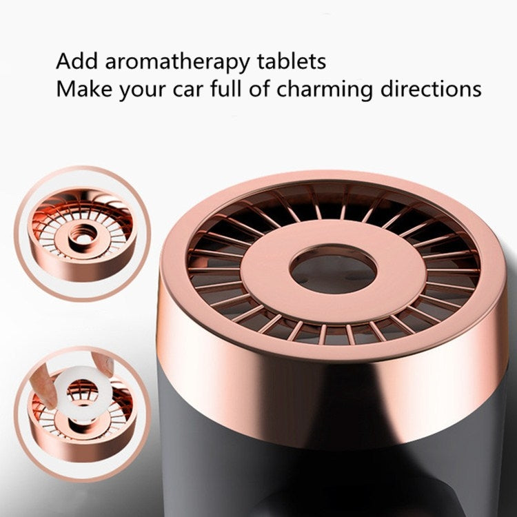 Car Three-in-one Vacuum Cleaner 120W Wet and Dry Dual-use Strong Suction with Aromatherapy Lamp Vacuum Cleaner(Pink)