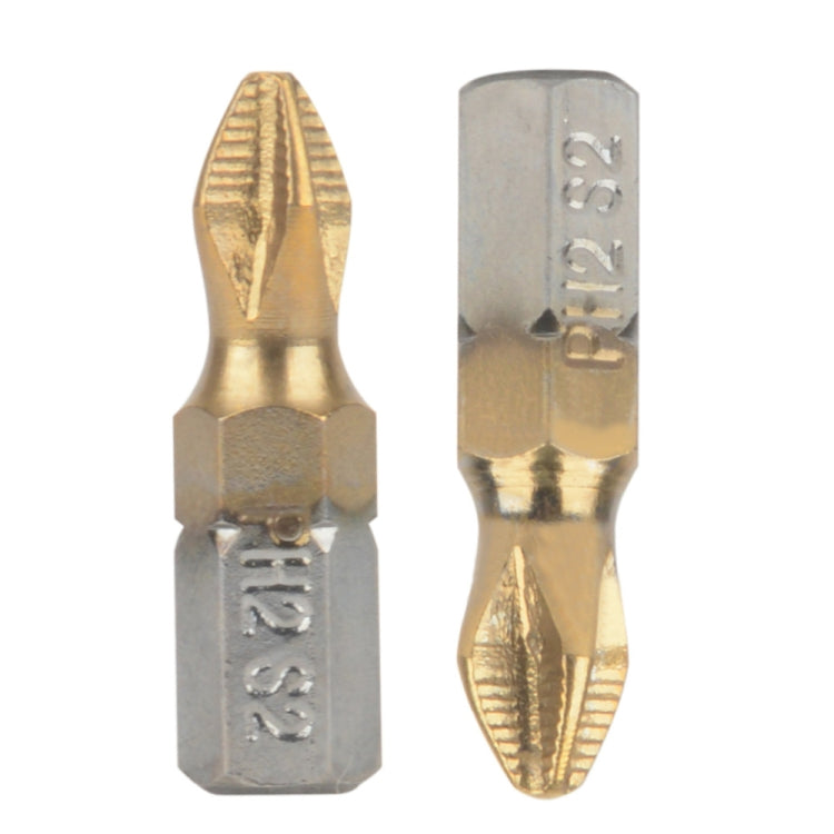 3 Sets 10 In 1 PH2 Anti-slip Titanium Screwdriver Bit Set