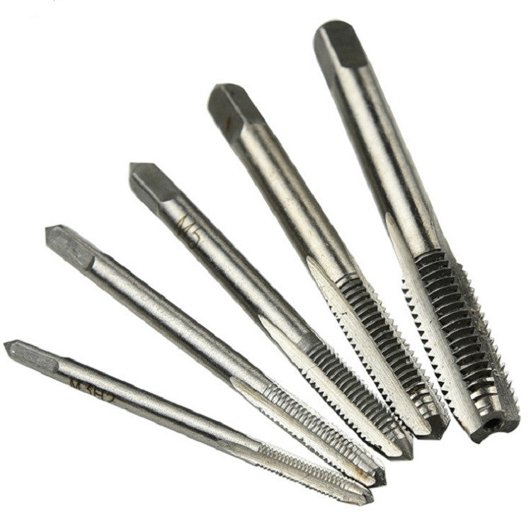 5 In 1 M3-M8 Threaded Taps Hand Straight Slot Taps