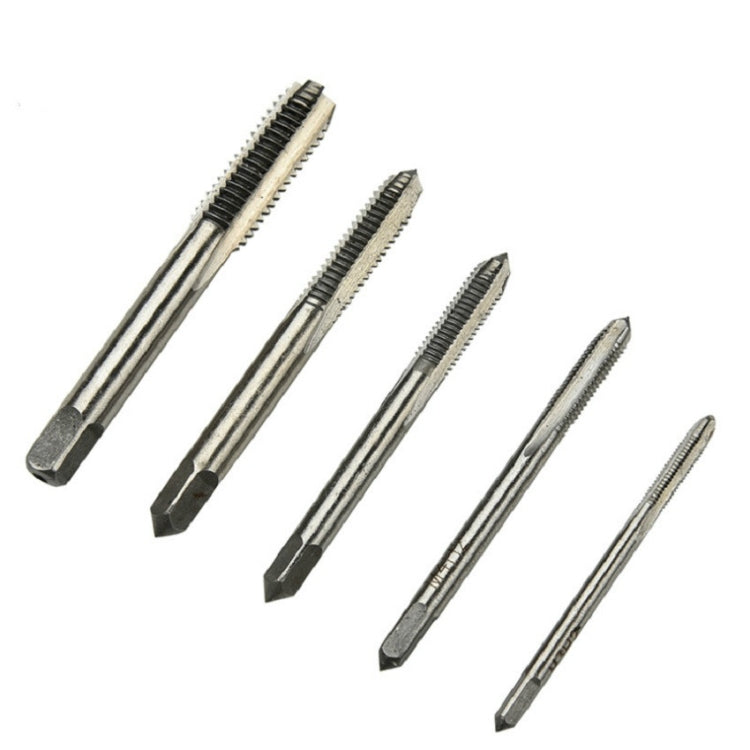 5 In 1 M3-M8 Threaded Taps Hand Straight Slot Taps