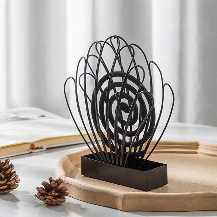 Creative Shell Wrought Iron Bedroom Mosquito Coil Tray Can Be Attached to Gray Mosquito Coil Box