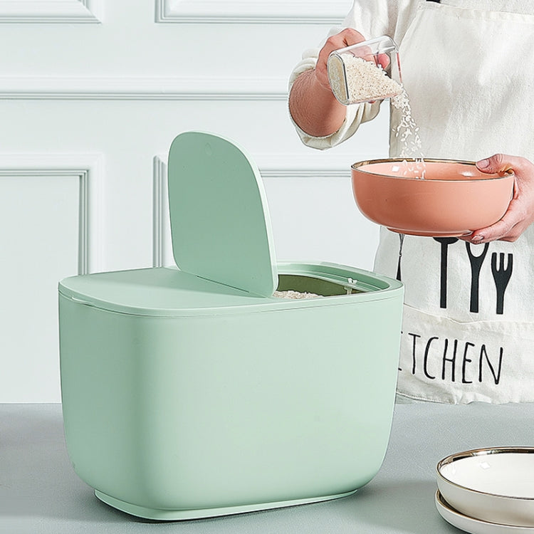 Movable Kitchen Storage Plastic Rice Cylinder Thickened Sealed Insect-proof Moisture-proof Rice Barrel