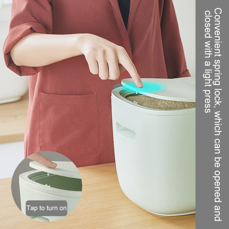 Movable Kitchen Storage Plastic Rice Cylinder Thickened Sealed Insect-proof Moisture-proof Rice Barrel