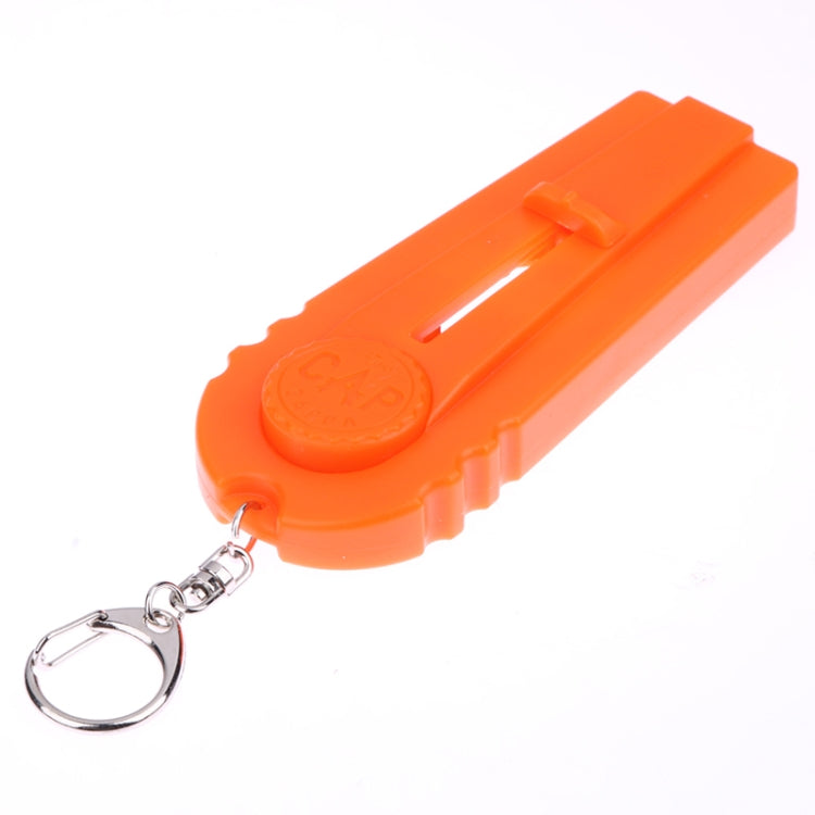 Launcher Beer Bottle Opener Shooting Flying keychain Ring