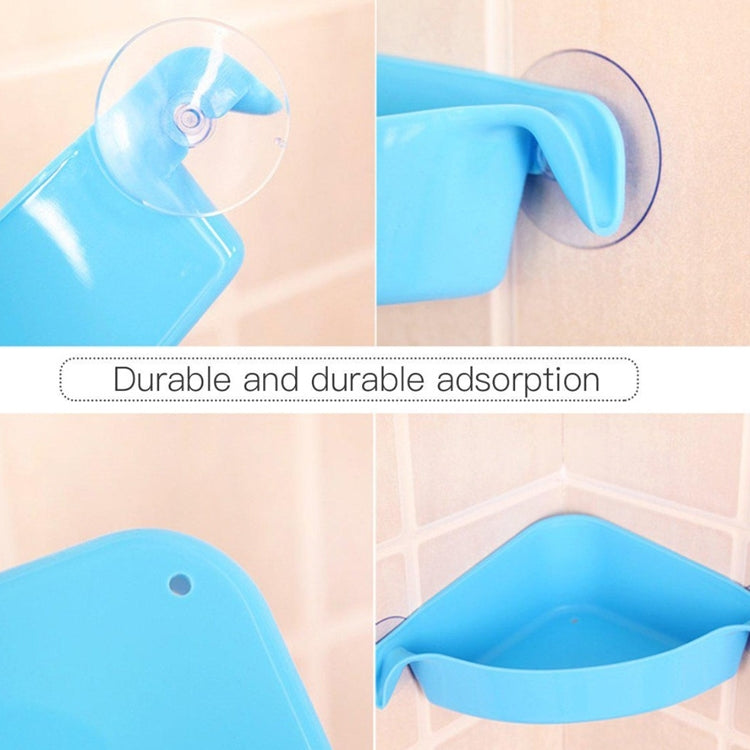 Corner Storage Rack Organizer Shower Wall Shelf With Suction Cup Home Bathroom Shelves