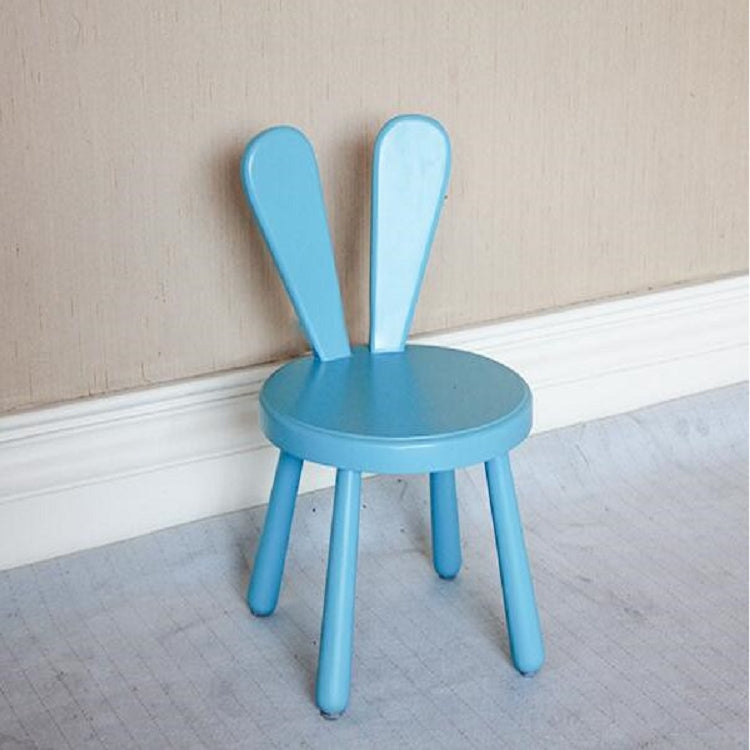 Creative Kindergarten Children Solid Wood Small Bench Backrest Cute Stool