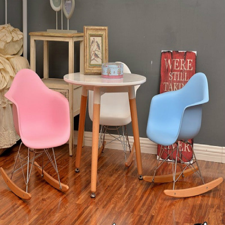 Modern Design Kids Rocking Chair Baby Rocker Leisure Living Room Furniture Plastic Fashion Chair