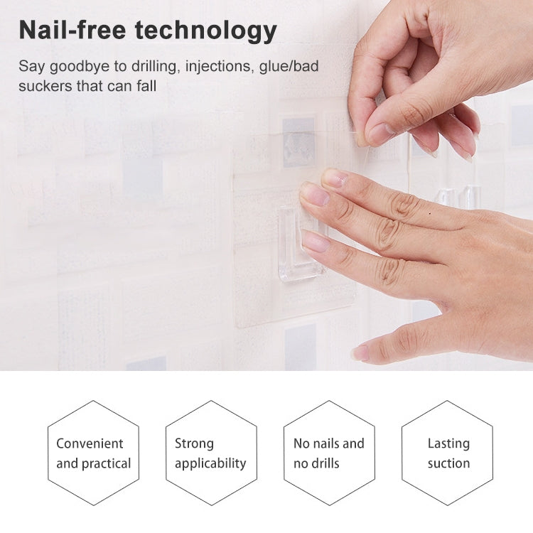 Shelf Bathroom Storage Toilet Multi-purpose Bathroom Basket Nail-free Paste Strong Kitchen Plastic Storage Box