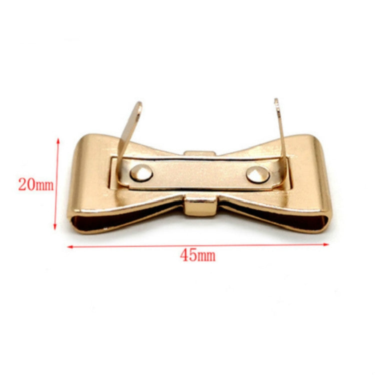 10 PCS Luggage Hardware Accessories Bow Metal Decorative Buckle
