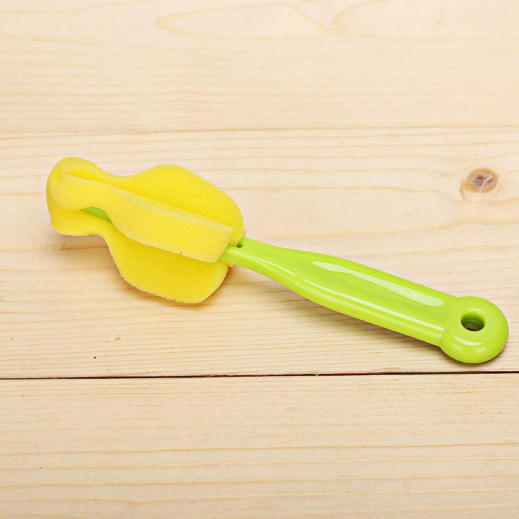 10 PCS Sponge Nipple Brush Bottle Brush Cleaning Brush Cup Brush Household Cleaning Equipment(Green)