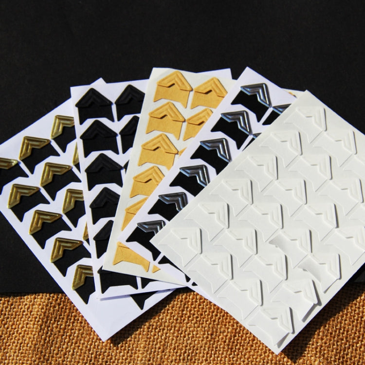 2 PCS Retro Corner Stickers For Creative Manual Paste DIY Albums