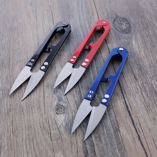 10 PCS Stainless Steel Mini Household Embroidery Scissors(Random Color Delivery)