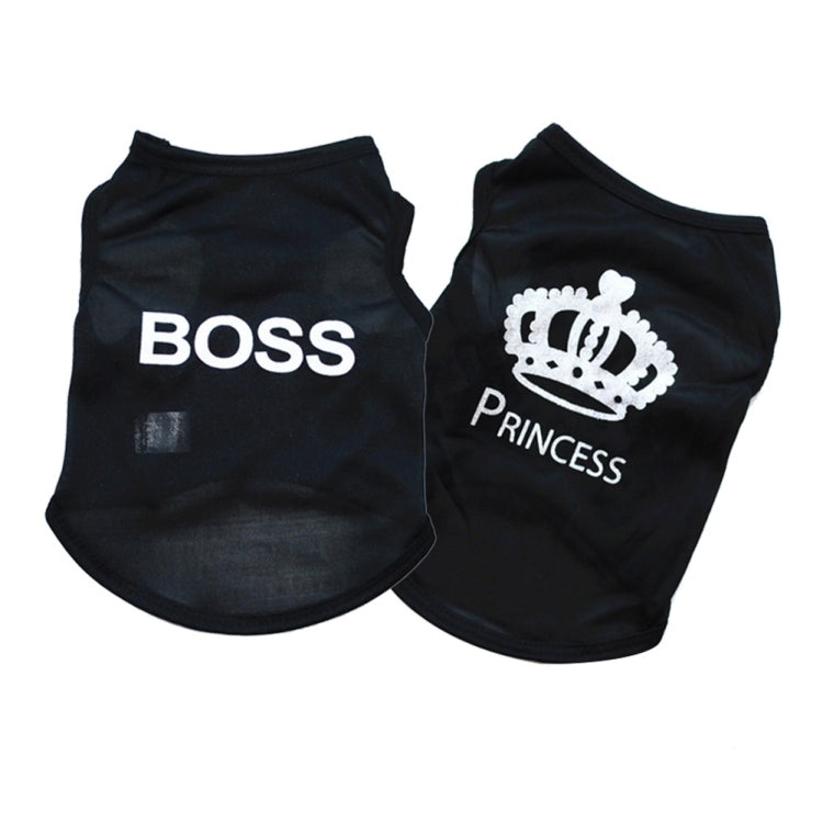 2 PCS Sports Dog Clothes T Shirt Costume Puppy Pet Dog Clothing Summer Cat Dog Vest, Size:L