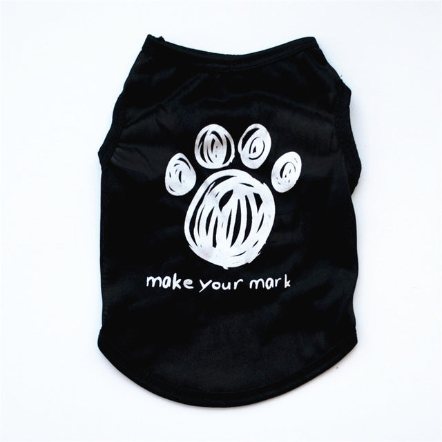 2 PCS Sports Dog Clothes T Shirt Costume Puppy Pet Dog Clothing Summer Cat Dog Vest, Size:L