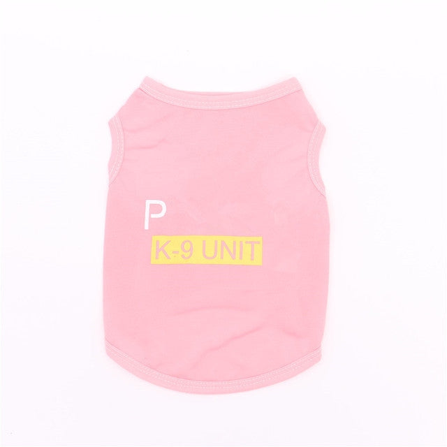 2 PCS Sports Dog Clothes T Shirt Costume Puppy Pet Dog Clothing Summer Cat Dog Vest