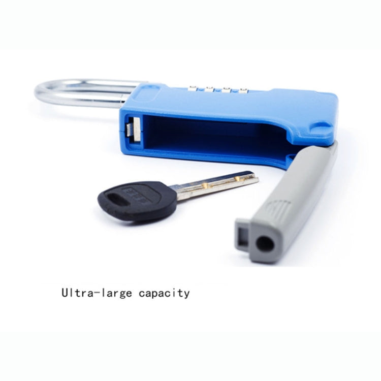 3 PCS Key Safe Box Password Lock Keys Box Metal Lock Body Padlock Type Storage Mini Safes