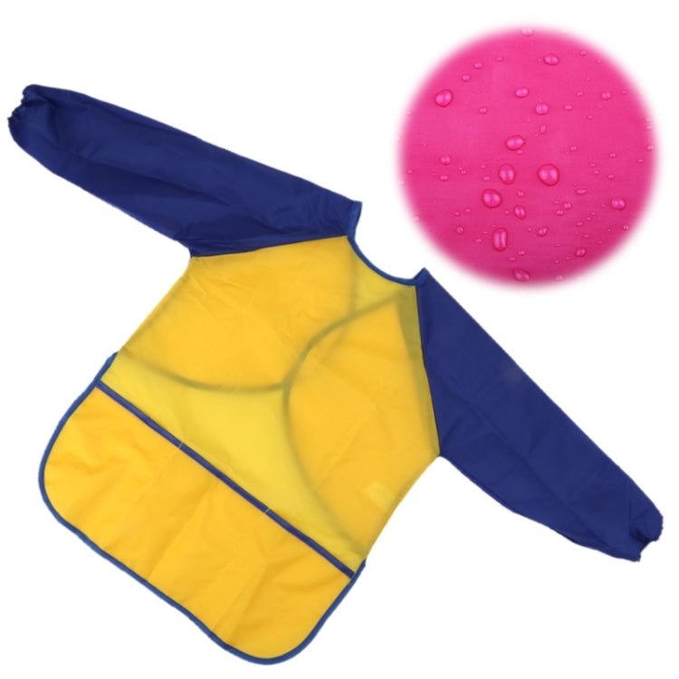 Kid Waterproof Long Sleeve Drawing Apron Painting Overall