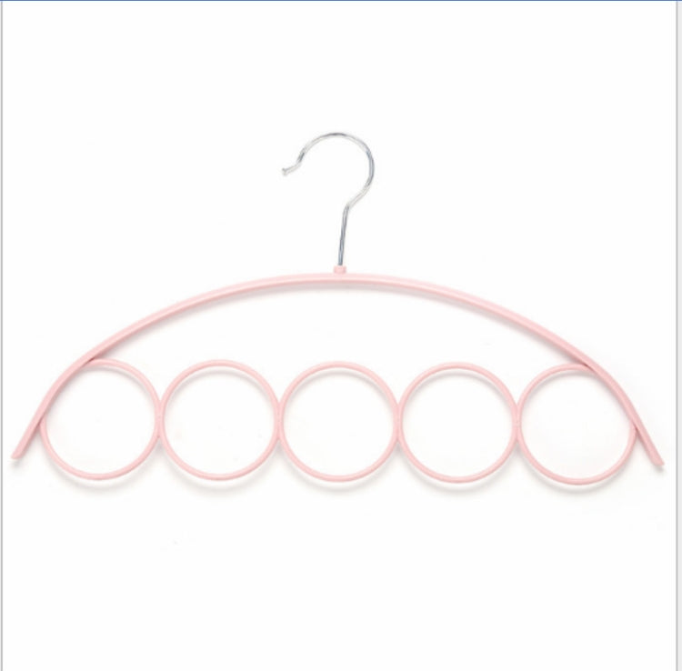 Five-Ring Rope Holder Ties Hanger Belt Rack Scarves Hanger Organizer