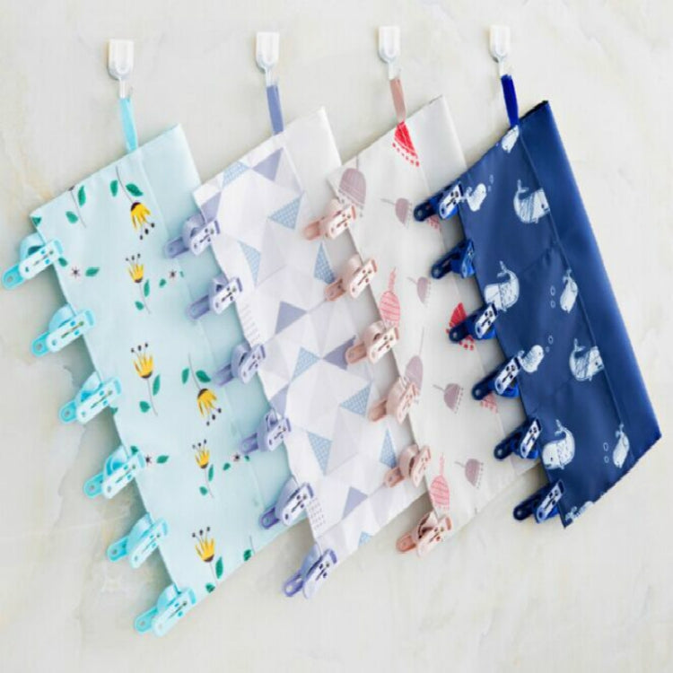 Household Portable Multi-function Fabric Hanger Folding Bathroom Rack Hanging Storage Drying Clothes Underwear Clips No Hanging Bag