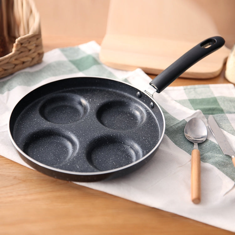 Multifunction Nonstick Frying Pan Aluminium Alloy 4 Units Cookware Fry Egg Pan Pancake Steak Pan for Gas Cooker