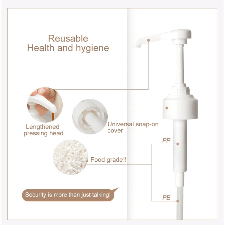 5 PCS Household Fuel Consumption Quantitative Bottle Press Type Nozzle Pump Head