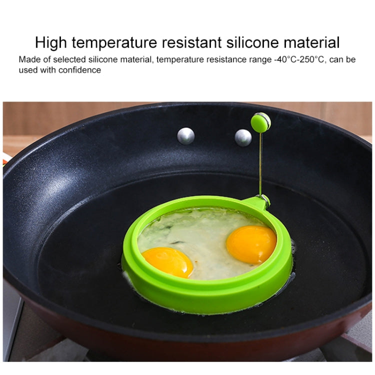 DIY Breakfast Round Silicone Egg Ring Fried Egg Mould Pancake Ring Non-stick Kitchen Cooking Mould