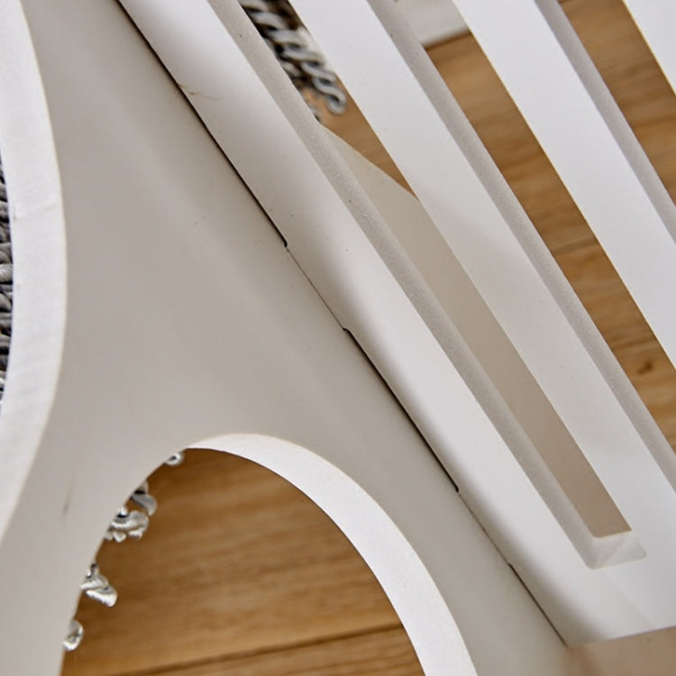 Pastoral Leisure Simple European Hollow Carved Coffee Table Desk Storage Rack of Casual Magazine