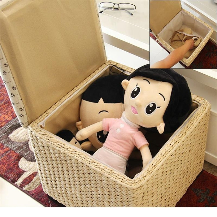 Seat Kruk Banks Madeira Ottoman Stool Sgabelli Folding Ladder Werkbank Pouf Poef Kids Furniture Storage Foot Stool, Color:Large Square Stool