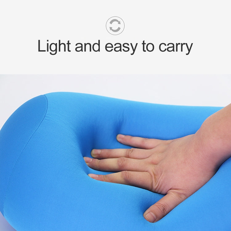 30cmx16cm Head PillowCase Micro Mini Microbead Back Cushion Pillow(Pink)