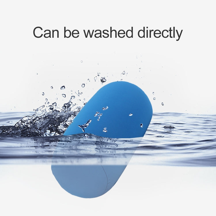 30cmx16cm Head PillowCase Micro Mini Microbead Back Cushion Pillow(Pink)