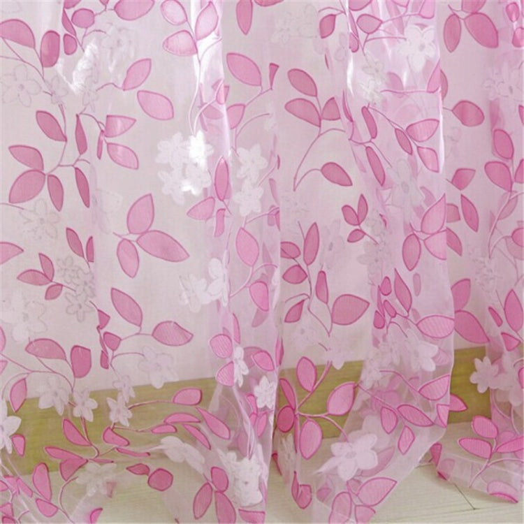 Romantic Tulle Pastoral Window Screens Door Balcony Curtain, Size:1Mx2M Rod Processing