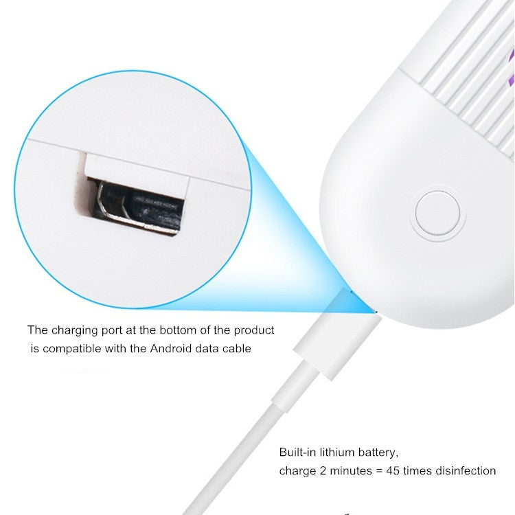 RR-X01 Ultraviolet Disinfection Lamp Portable Mini Household Mite Removal Sterilization Lamp