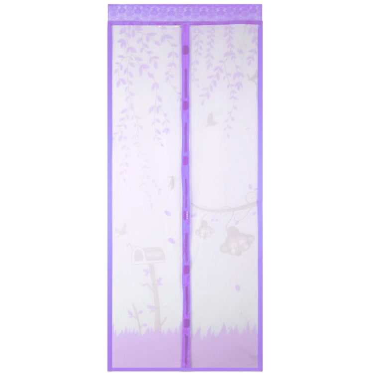 2 PCS Curtain Anti Mosquito Magnetic Tulle Shower Curtain Automatic Closing Door Screen Summer Style Mesh Net