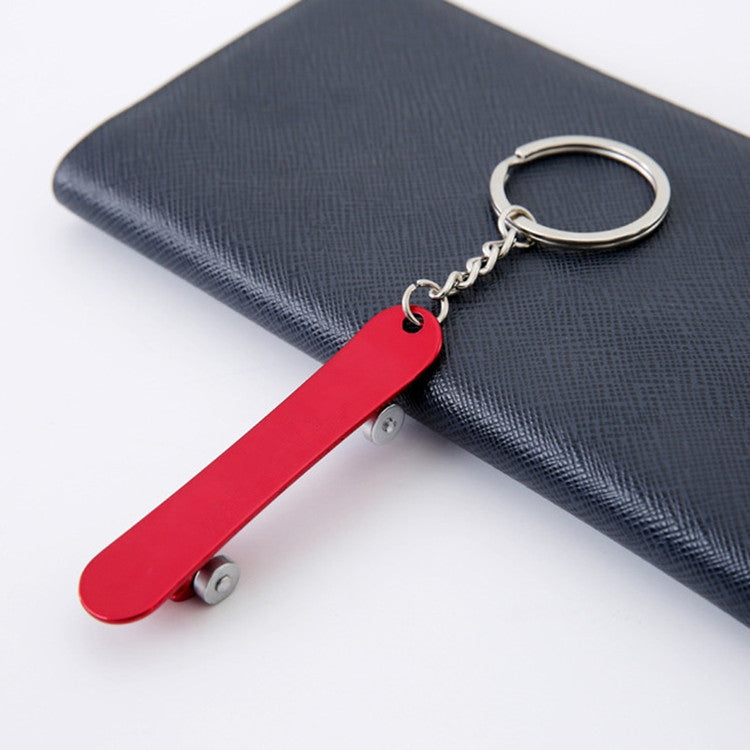 Scooter Beer Bottle Opener with Keychain Pendant Multifunctional Small Toy, Color:Red