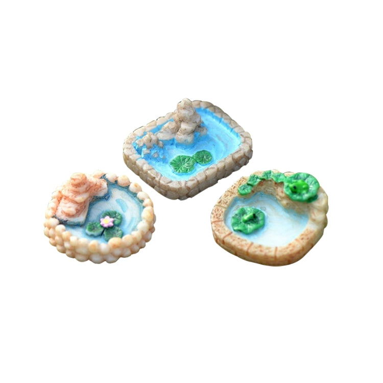 3 PCS Moss Micro-landscape Pools Meaty Ornaments Random Style Delivery