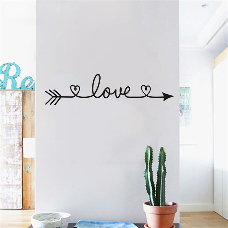 2 PCS LOVE Pattern DIY Family Home Wall Sticker Removable Decor Wall Stickers