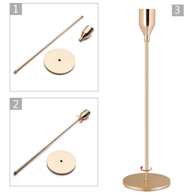 Creative Single Head Candlestick Candle Holder Wedding Table Decoration, Size:L