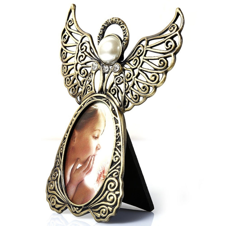 3 inch Angel Wings Metal Vintage Picture Frames Creative Gifts Photos Frames