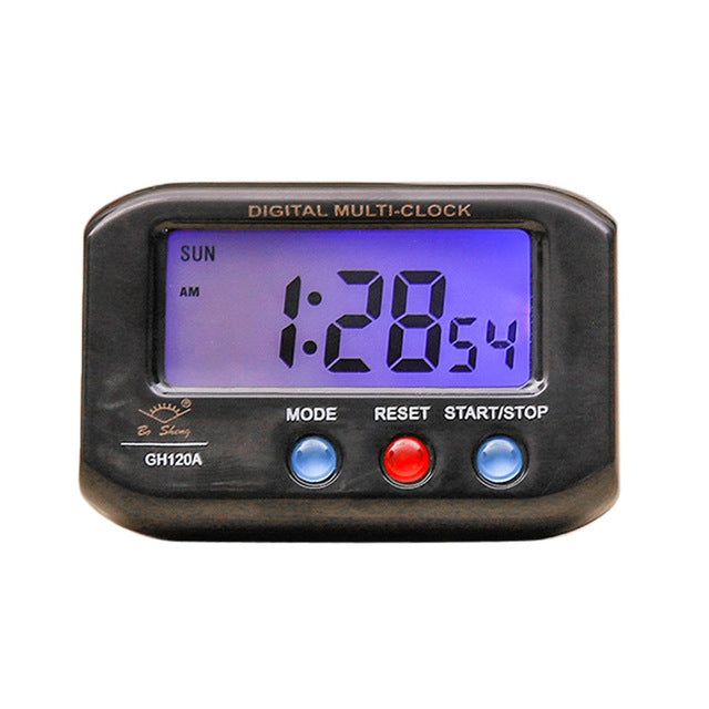 2 PCS Mini Digital Backlight LED Display Table Alarm Clock