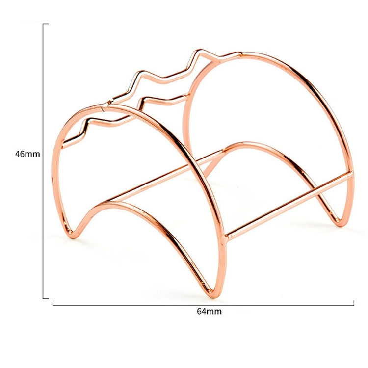 5 PCS Beauty Egg Shelf Storage Box Rack Puff Makeup Sponge Egg Dustproof Bracket, Model:Moon