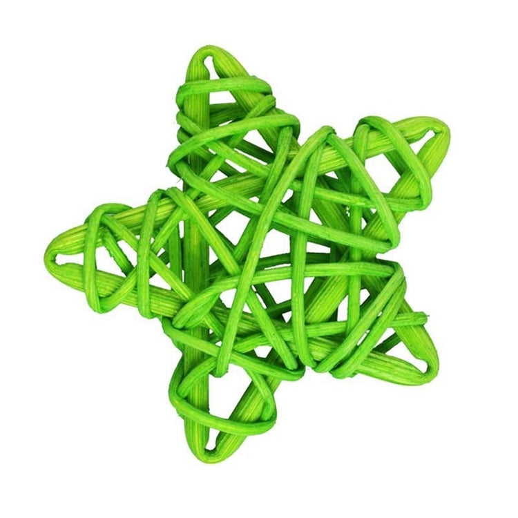 10 PCS 6cm Artificial Straw Ball DIY Decoration Rattan Stars Christmas Decor Home Ornament Supplies