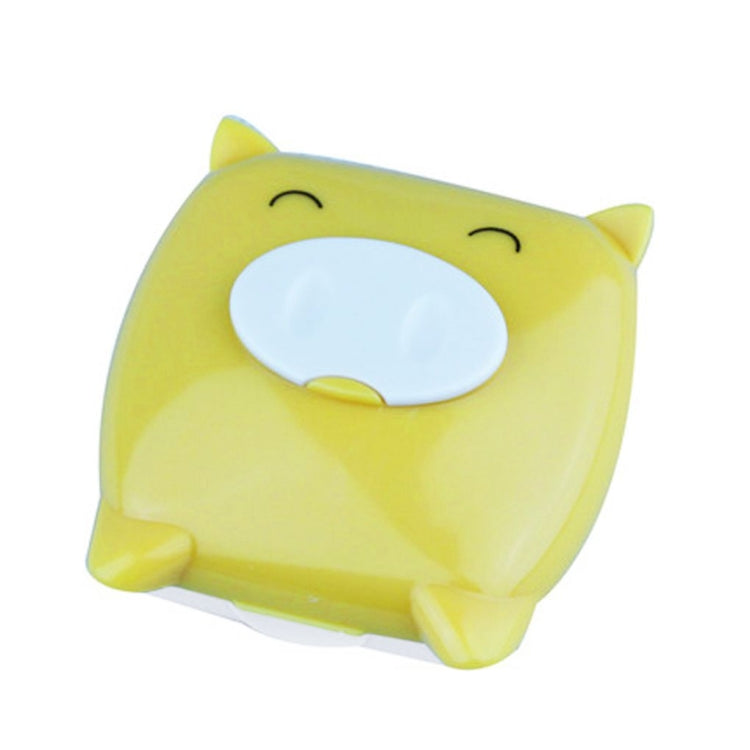 Cute Unisex Pig Cartoon Contact Lens Case Storage Box Contact Lenses Box